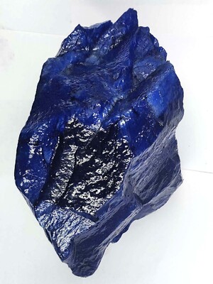 画材 Sapphire Genuine Coarse DYED 20000.00 /4Kg Blue Sapphire Uncut Rough Certified/150mm