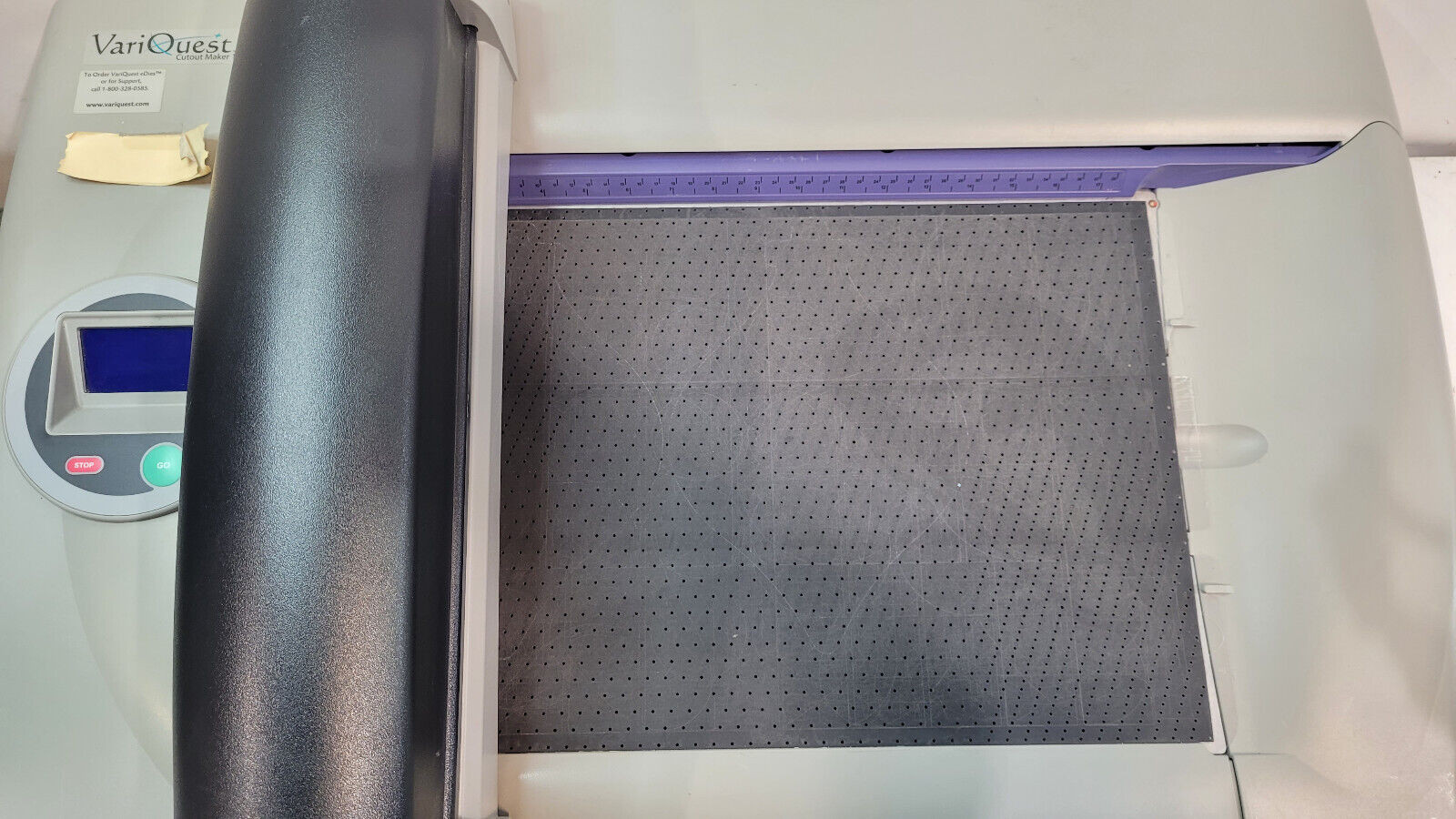 Varitronics VariQuest Cutout Maker 1800 Die Cut Machine-Power Tested Only