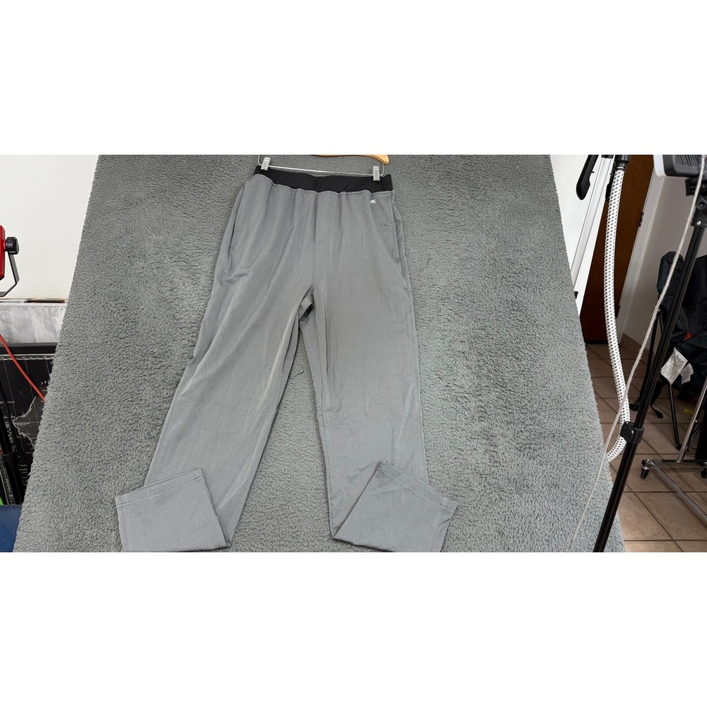 Gray Colosseum Lounge Pants for Men - Gym & Training Activewear Size L
