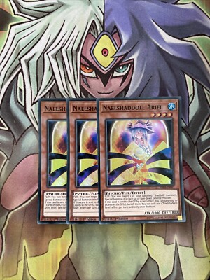 SDSH-DE003 x3 Naelshaddoll Arielle Super Rare Top Zustand Yugioh
