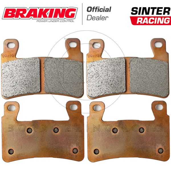 KIT 4 BremsbelÄGe Vorne Super Sinter Honda CBR 929 RR Fireblade 2000-image