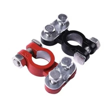 2Pcs Car Battery Terminals Connectors Clamps Top Post Battery Terminal Protector