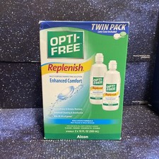 OPTI-FREE Replenish Multi-purpose Contact Lens Liquid Solution -Twin Pack