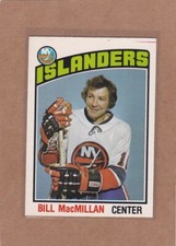 1976-77 O PEE CHEE HOCKEY BILL MACMILLAN #312 ISLANDERS NM/NM+ *A33673