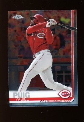 2019 Topps Chrome Update #3 Yasiel Puig Cincinnati Reds QTY