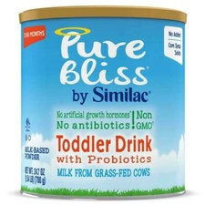 2 Cans Pure Bliss By Similac Toddler Drink with Probiotics 24.7oz