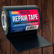 Black Fabric Repair Tape Boat Covers Canvas Tent Repair Tape Camper RV Awning