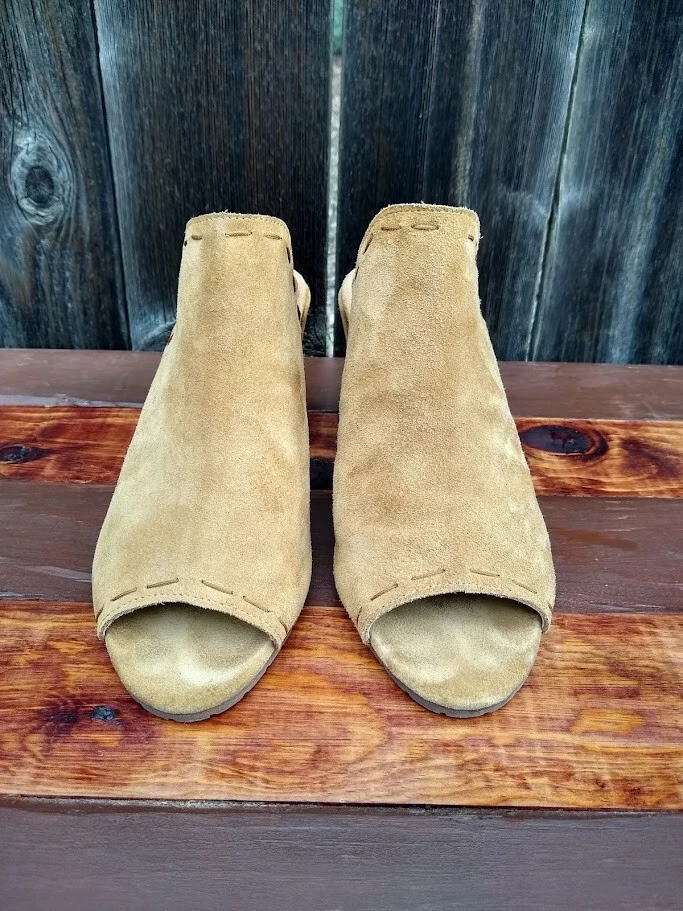 Matt Bernson shoes High Heels Women's Size 10 Beige Leather Dressy Casual Used - Изображение 3 из 4