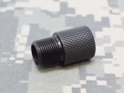 DOWN RANGE PRODUCTS Thread Adapter 13.5x1 to 1/2x28 Glock 9MM, Walther PPQ, HK USP/P30 Made USA 4196