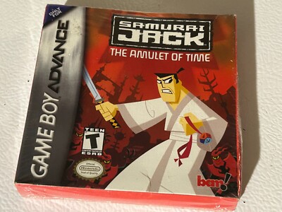 NEW Samurai Jack The Amulet of Time Game Boy Advance GBA 2003 FACTORY  SEALED 682384320228|