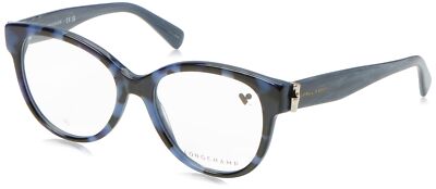 New Longchamp LO-2714 430 Blue Havana Eyeglasses 52/17/140  display picture 1