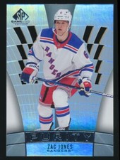 2021-22 SP Game Used Purity #P-99 Zac Jones New York Rangers 2021-22 Upper Deck