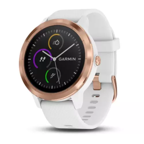 Garmin Vivoactive 3 GPS Smartwatch White/Rose Gold 43MM (Certified Repaired)