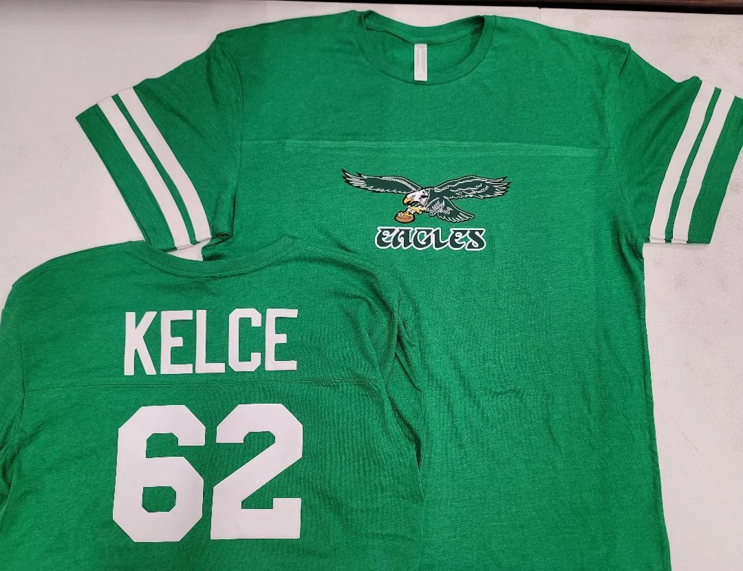 Men's Pro Standard Jalen Hurts Kelly Green Philadelphia Eagles Mesh Baseball Button-Up T-Shirt