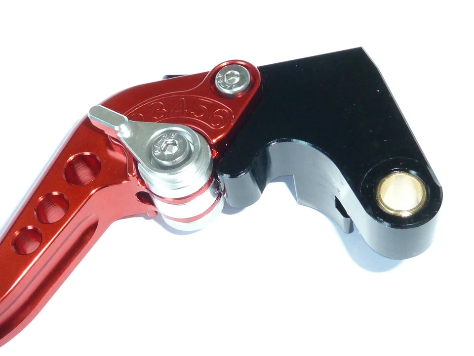 Suzuki GSXR600 GSXR750 2006-2021 K6-L9 Bremse Kupplungshebel Rot Race Track - Bild 4 von 4