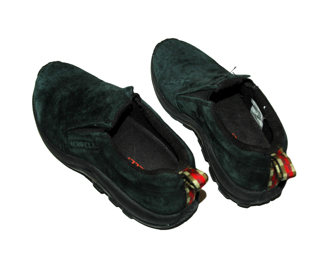 Scarpe da donna Merrell taglia US 8 nere scamosciate slip on casual J60826