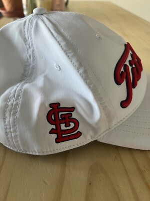 Titleist Golf Hat - White St. Louis Cardinals Adjustable (See