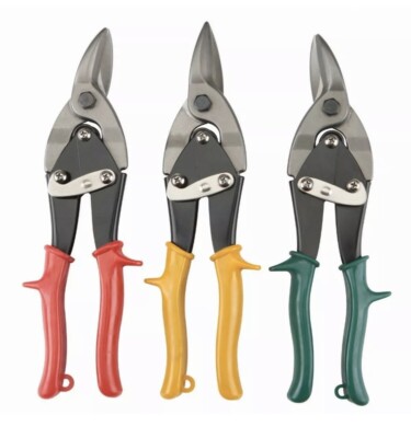 3er PACK SCHWERLAST LUFTFAHRT BLECHSCHERE SET BLECHSCHNEIDER SCHERE SPENGLER