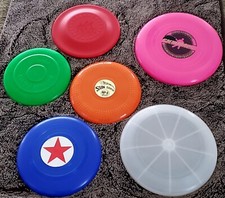 Vintage Frisbee Flyer Disc Lot of 6 USA