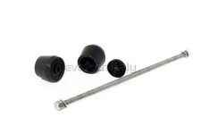 EVOTECH PROTEZIONE RUOTA POSTERIORE TRIUMPH STREET TRIPLE 765 RS 2017-2023 NERO