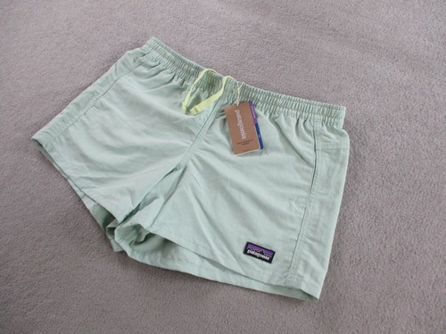Patagonia Shorts Girls XL Solid Green Baggies Nylon 4" Active Water Hiking NWT - Picture 2 of 11