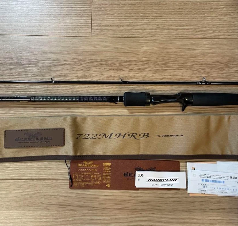 DAIWA Heartland Standard model HL 722MHRB-19 Phishing Rod Used | eBay