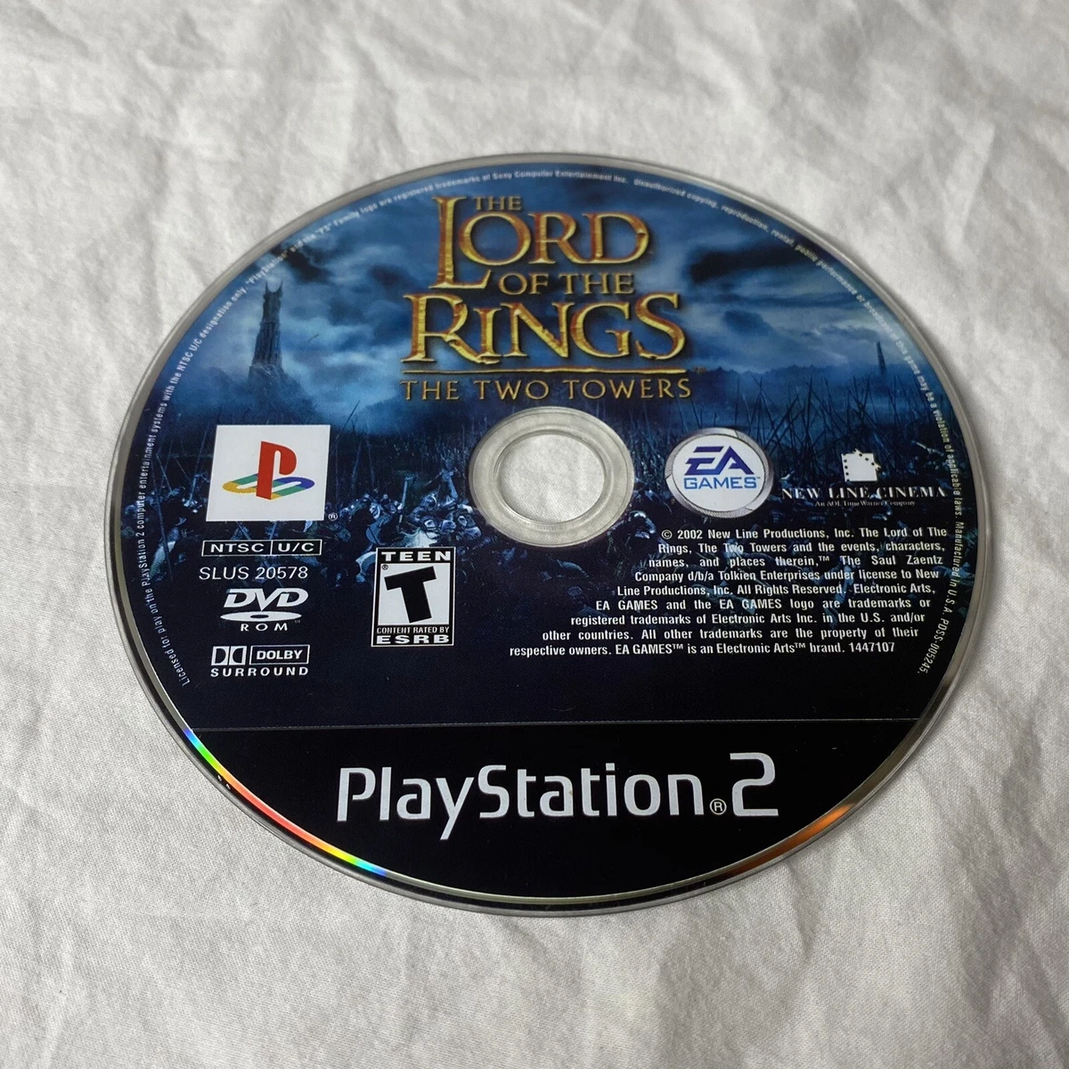 Lord of the Rings The Two Towers - PlayStation 2