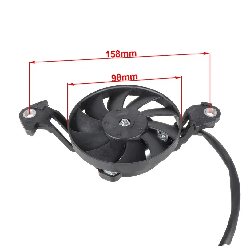 Universal Motorcycle 3 Inch Cooling Fan 12V 158mm  Electric Radiator Server Fan - Image 4 of 4