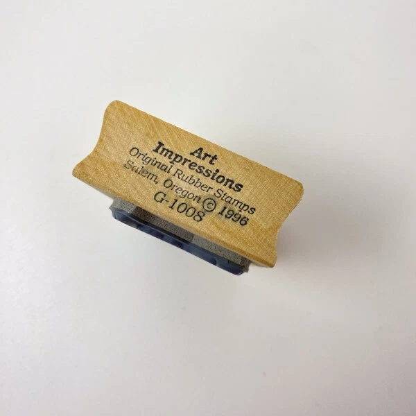 Ratón, oso, conejito en velero ~ mar ~ sello de goma 1996 ~ impresiones artísticas G-1008 ~ RARO Foto 2 de 4