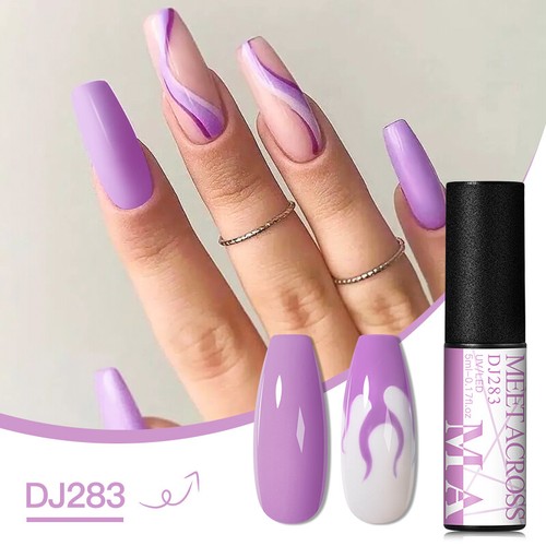 Meet Across Spring UV Gel Nail Polish Multi-Color Base Top Gel Varnish 7ml Xmas - Picture 113 of 257