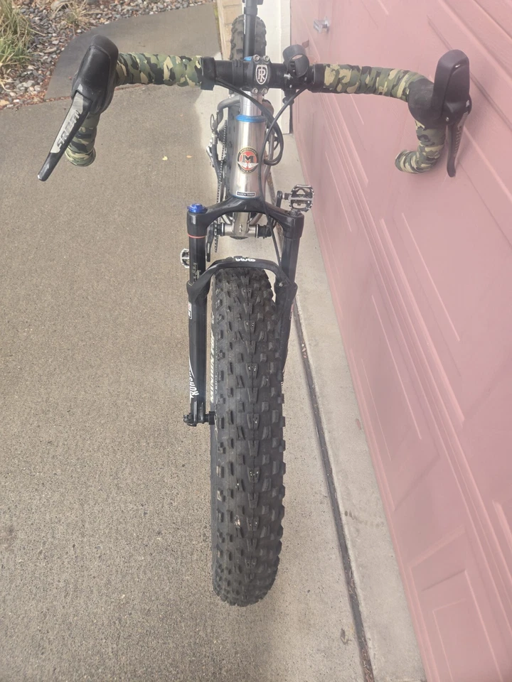 Motobecane 2018 NIGHT TRAIN TI BULLET SRAM Rival Titanium Bicycle Fatbike 17.5" - Image 3 of 4