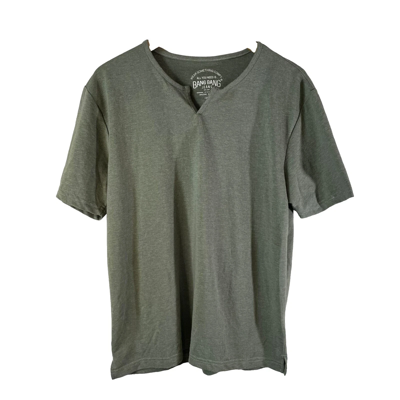 Bang Algodón Liso Camisetas para Hombres