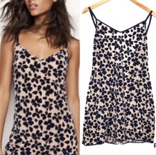 Victoria s Secret Chemise Night Gown Velvet Flowers on Nude Mesh Large