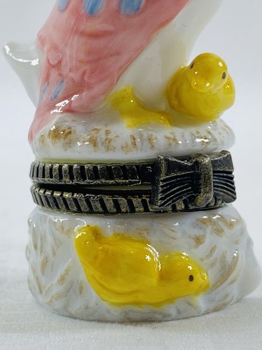 Vtg FW & Co Jemima Puddle Duck Beatrix Potter 1998 Trinket Box - Picture 12 of 15