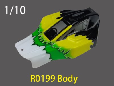 VRX Racing 1/10 Bullet Buggy Green Body R0199