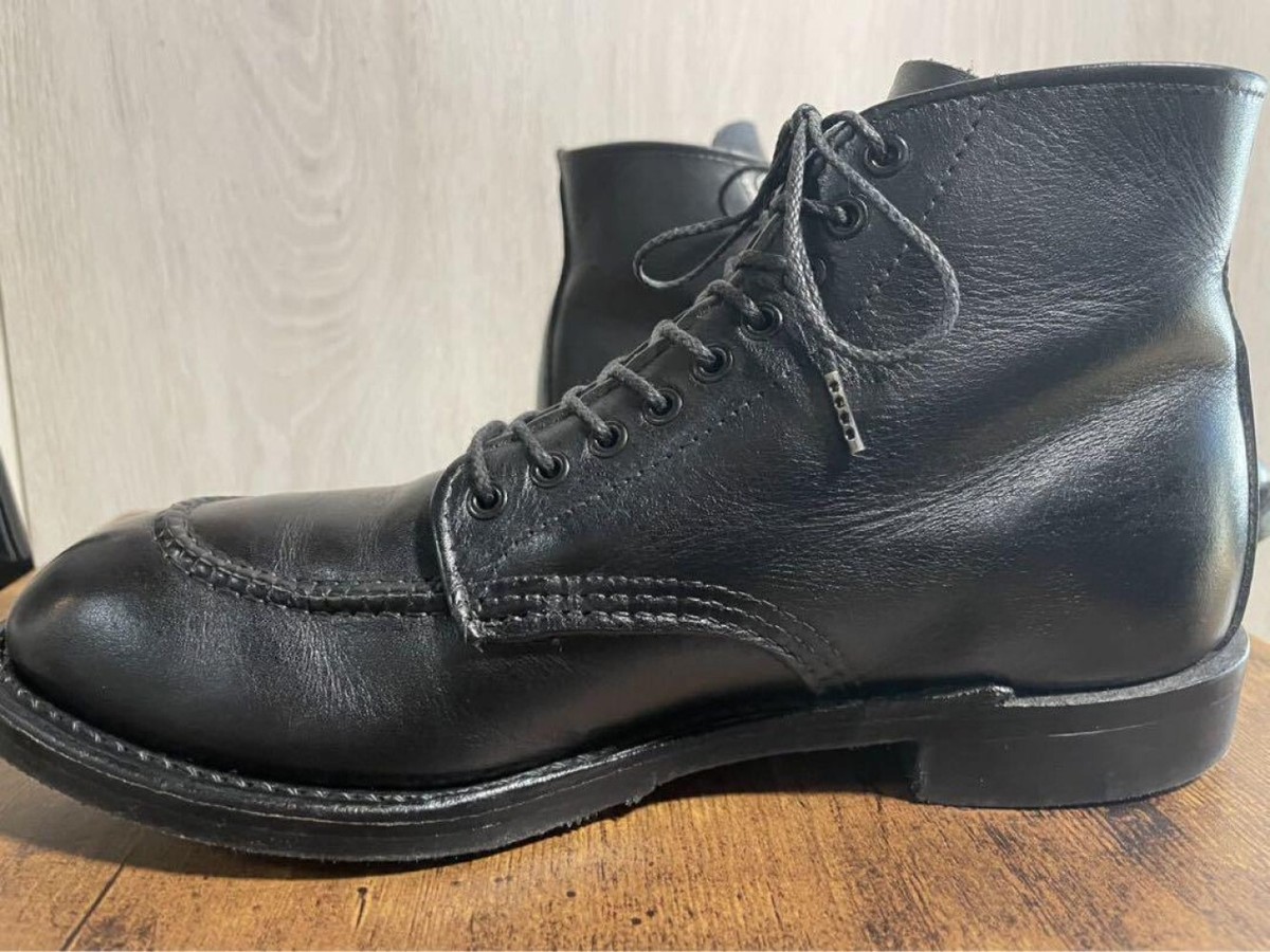 Red Wing Boots 9090 Girard US:6.5D Leather Black 024178d | eBay