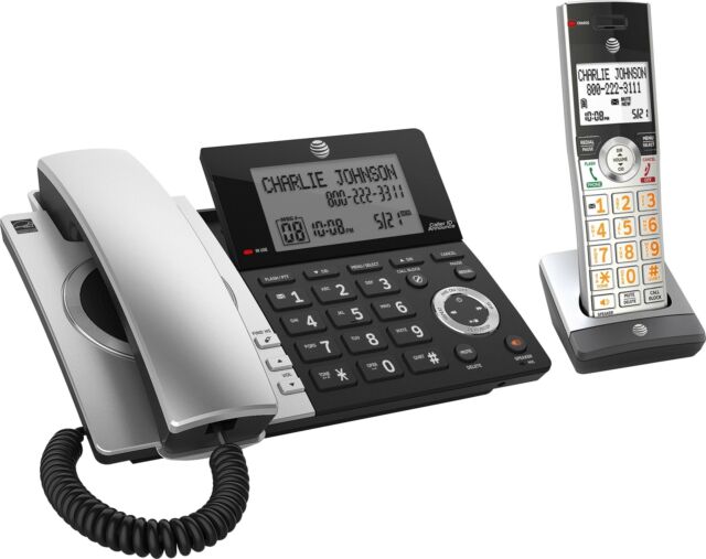 AT&T - CL84207 DECT 6.0 Expandable Cordless Phone System with Digital