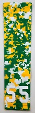 PICK YOUR NUMBER Baseball Football Youth Adult Arm Sleeve CAMO GREEN YELLOW