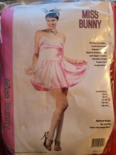 Women's Halloween Costume Miss Bunny Size 8-10