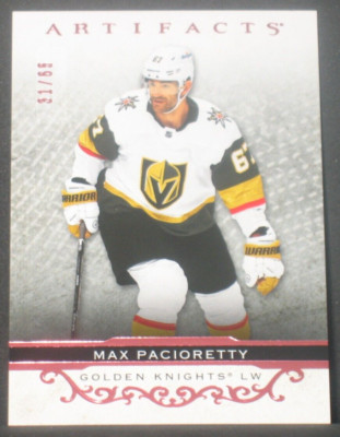 Max Pacioretty 2021-22 Upper Deck Artifacts Rose Parallel #131 (31/65) Vegas VGK