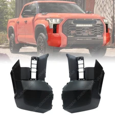 For 2022-2024 Toyota Tundra Front Bumper End Caps Panel Covers W/O Sensor Hole