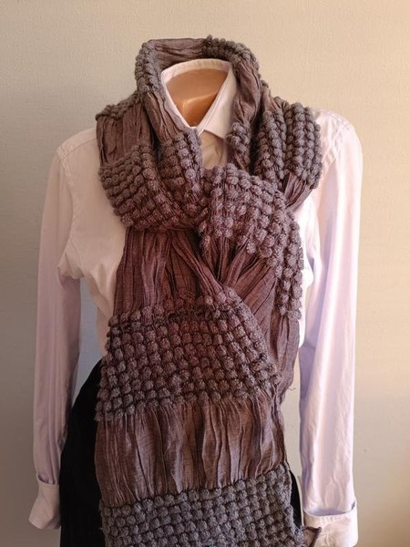 Women Ballin Scarf Grey One size #5WZI