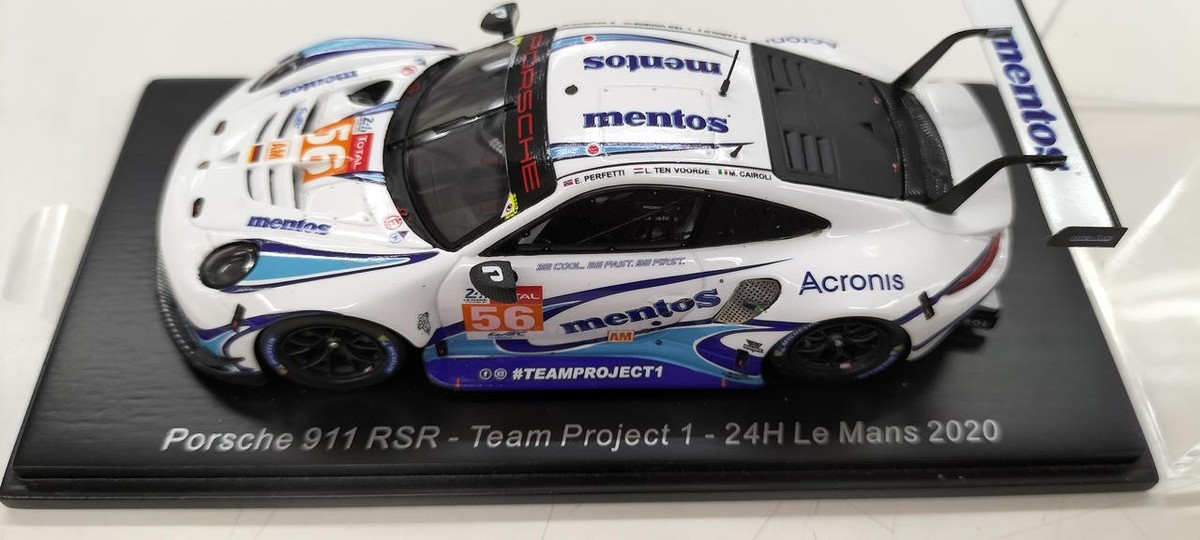Spark 1/43 Porsche 911 RSR - Team Project 1 - 24H Le Mans