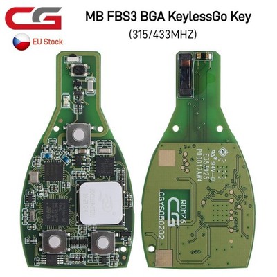 CGDI MB FBS3 BGA KeylessGo Key PCB 315/433MHZ for W204 W207 W212 After Year 2010