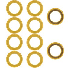10 Pcs Gearcase Drain Plug Seal Gaskets Lower Unit Crease Drain Plug Washers ...