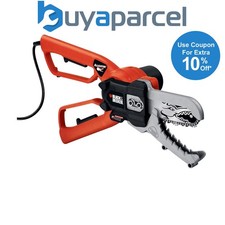 Image of Black & Decker Alligator 10cm Garden Chainsaw Lopper Tree Pruner 550w GK1000-GB