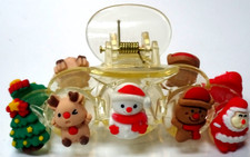 4" Long Acrylic Christmas Charactors Hair Claw Clip-Unused Adorable