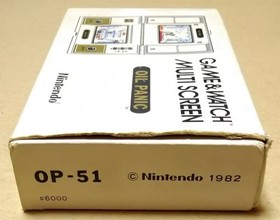 Nintendo Game & Watch Oil Panic OP-51 Multi Screen with Box Tested Japan