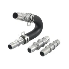 626-001 Upgraded Aluminum Engine Heater Core Bypass Kit with 5/8“ 3/4” Hose, 