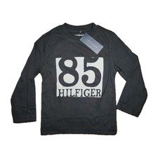 Tommy Hilfiger - Boy's Long Sleeve T-shirt - Boys 4 - Black